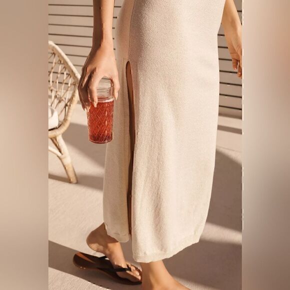 Anthropologie Side-Slit Skirt New With Tags Size L - Picture 4 of 4